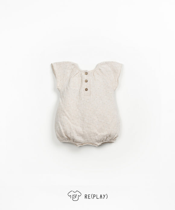 Barboteuse Mia - Vanille Coton