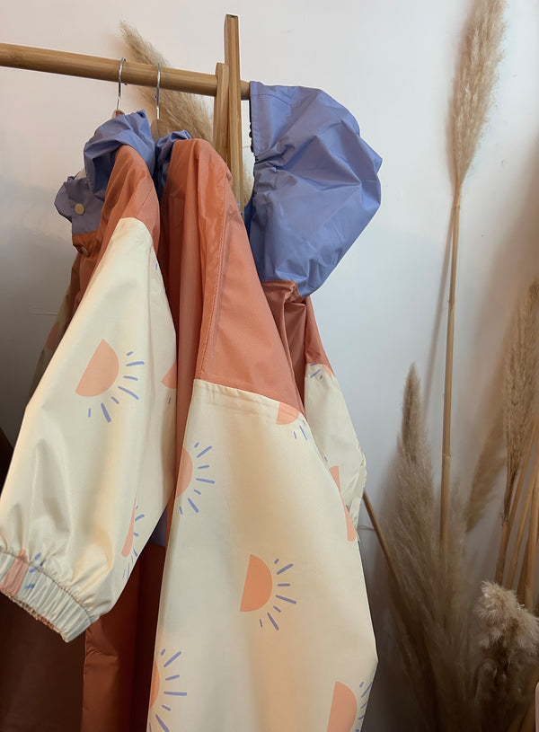 Poncho de pluie sunrise - Vanille Coton
