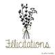 Carte « Félicitations » - Vanille Coton