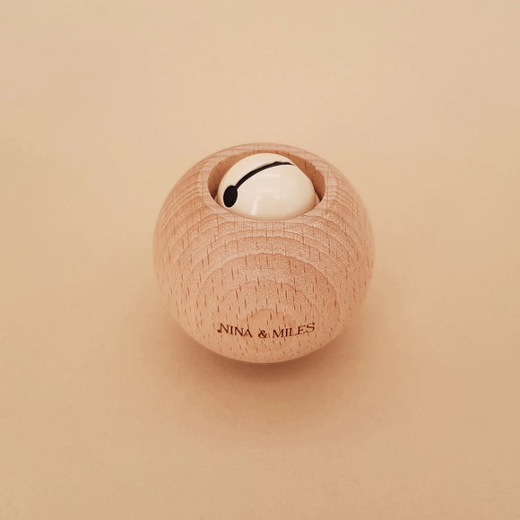 Hochet jingla boule - Vanille Coton
